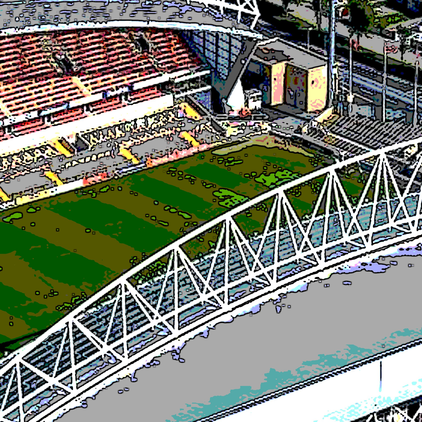 Thomand Park Stadium Rugby Wall Print