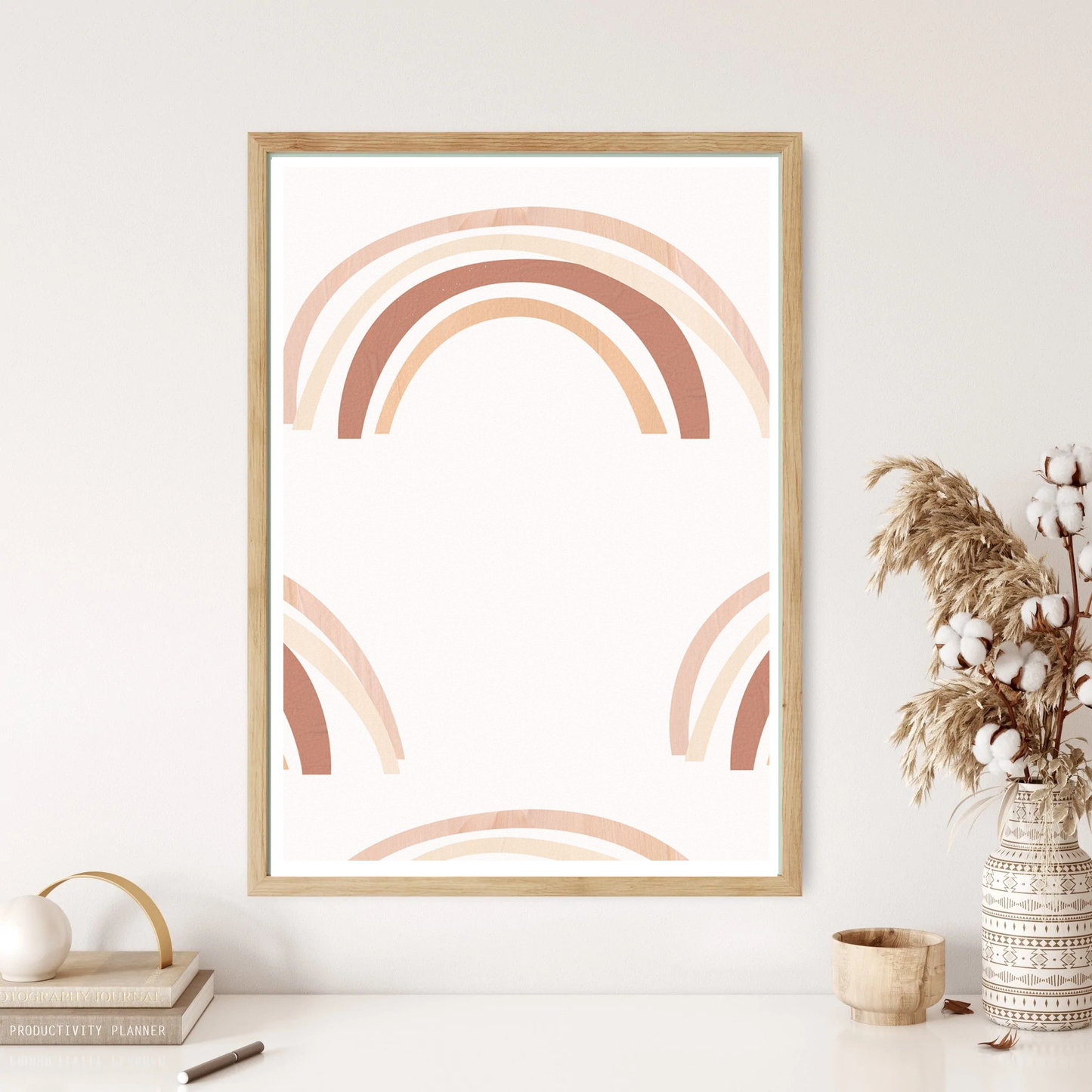 Boho Rainbows Children's Wall Print