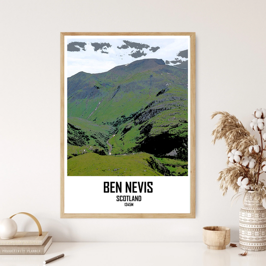 Ben Nevis Mountain Hill Wall Print